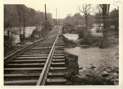 Photograph: Wilton Flood, 1955