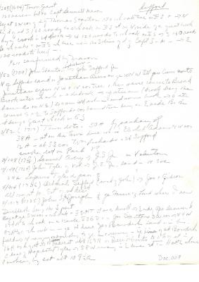 1694-1798 Safford land information taken from Preston Land Records