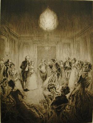 Lady Washington's Levee, from the portfolio, The Bicentennial Pageant of George Washington
