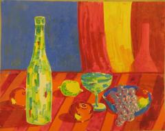 Still Life with Bottle and Fruit No. 3