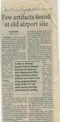 Document - News Paper Clipping of Griswold Airport Leyland Proposal