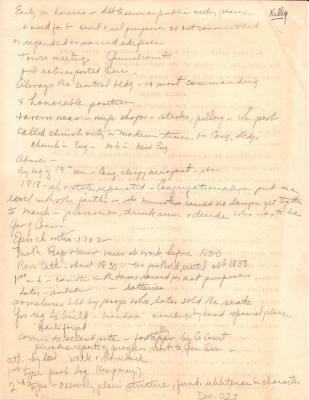 M. Hall Notes on Early Meeting Houses