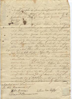 Will of William Van Alstyne