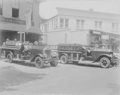 Two fire engines