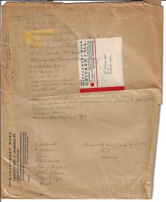 Montgomery Ward Envelope
