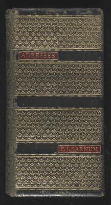 Document: P. T. Barnum's address book