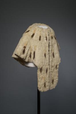 Textile: Fur cape belonging to M. Lavinia Warren