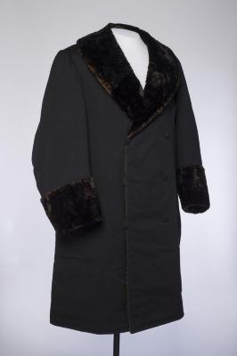 Textile: Winter coat belonging to P. T. Barnum