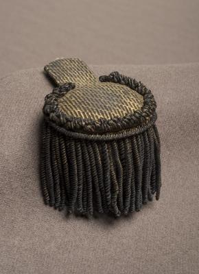 Textile:  Miniature Epaulet worn by Charles S. Stratton (Gen. Tom Thumb)