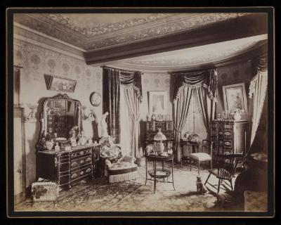 Photograph: "Mrs. Barnum's bedroom at Marina," second view