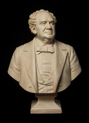 Sculpture: Bust of P. T. Barnum by Thomas Ball