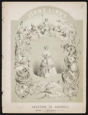 Sheet Music: "Jenny Lind's Greeting to America"