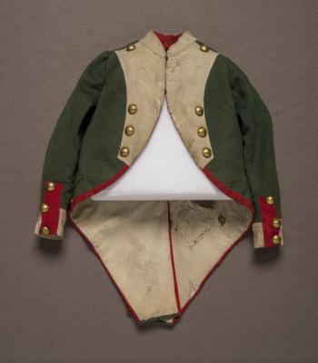 Textile: Napoleon costume jacket belonging to Charles S. Stratton