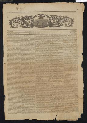 Newspaper: Herald of Freedom and Gospel Witness, Vol. II, New Series 10, December 19, 1832