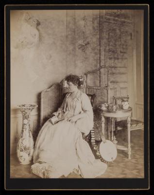 Photograph: "Mrs. Barnum at home [Marina]"