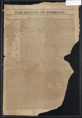 Newspaper: Herald of Freedom Vol. I, No. 50, September 26, 1832