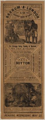 Advertisement: Handbill for "Barnum &amp; London 10 Greatest Shows on Earth"