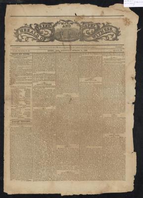 Newspaper: Herald of Freedom and Gospel Witness, Vol. II, New Series 1, October 17, 1832