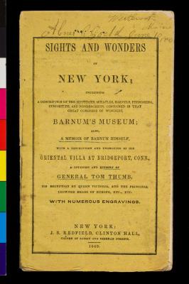 Booklet: "Sights and Wonders in New York"