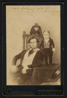 Photograph: Charles S. Stratton and his Father, Sherwood Stratton