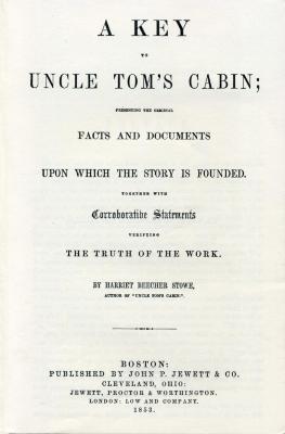 A Key to Uncle Tom's Cabin 