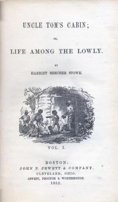_Uncle Tom's Cabin_ book titlepage