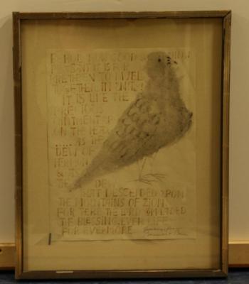 Dove with Lettering