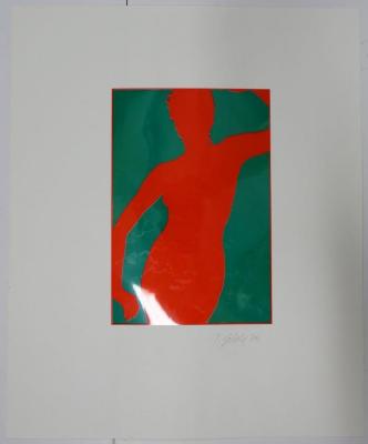 Red and Green Figure