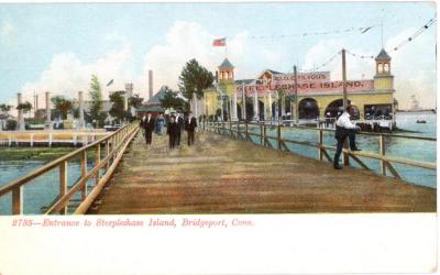 Entrance to Steeplechase Island, Bridgeport, Conn.