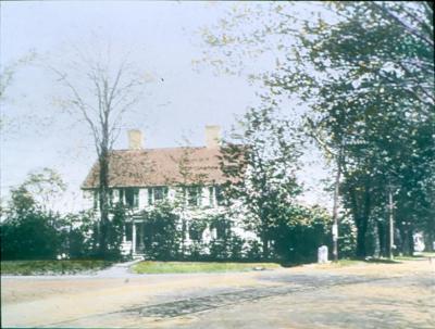 Benson House with Trolley Tracks
